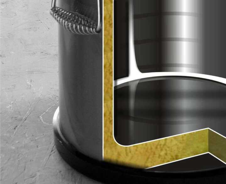 Recipiente portátil com isolamento, 20L, ø330x(H)360mm