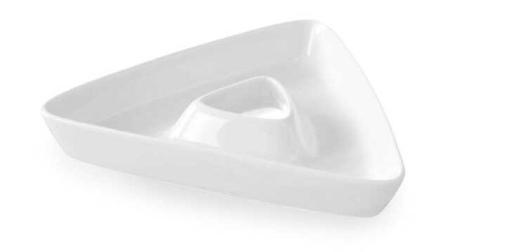 Prato triangular, 176x161x(H)27mm