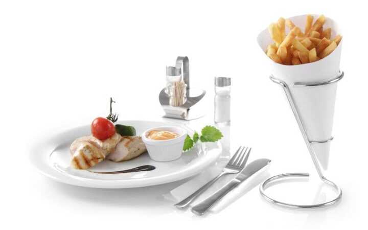 Suporte para saco de batatas fritas, ø110x(H)175mm