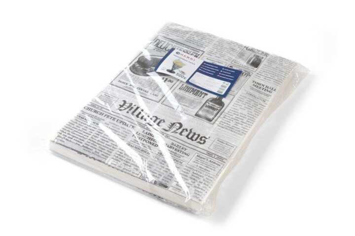 Papel antigordura, Impressão de jornal, 500 pcs. , 250x350mm
