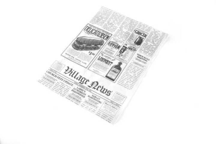 Papel antigordura, Impressão de jornal, 500 pcs. , 250x350mm