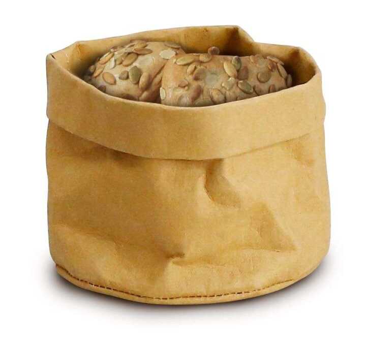 Cesto de papel para pão, Bege, 170x170x(H)150mm