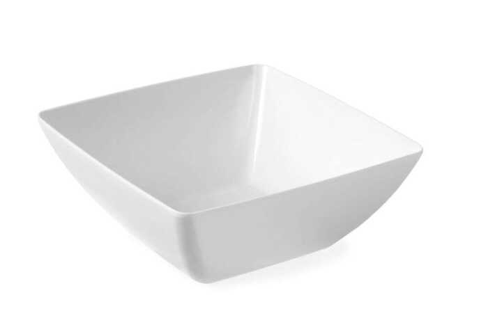 Taça quadrada, Branco, 270x270x(H)105mm