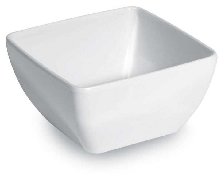 Taça quadrada, Branco, 190x190x(H)100mm