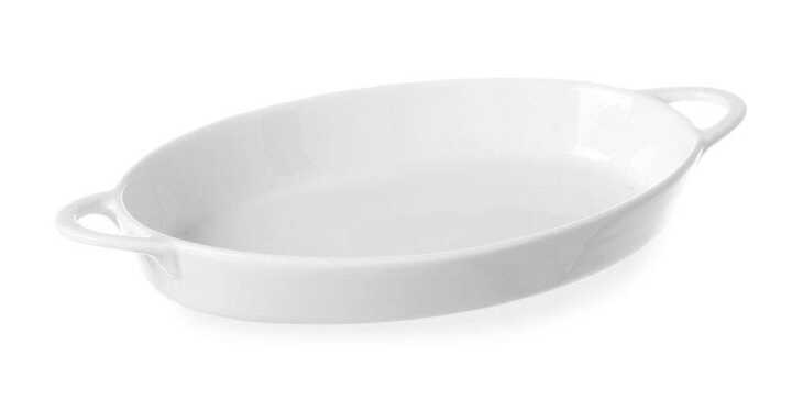 Prato para tapas oval, 0,35L, 262x140x(H)33mm