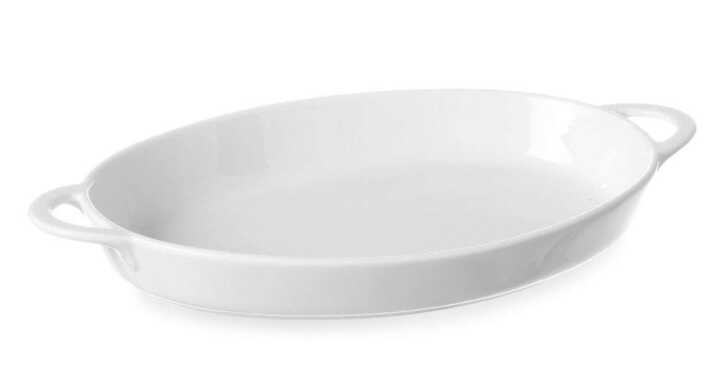 Prato para tapas oval, 0,8L, 324x185x(H)38mm