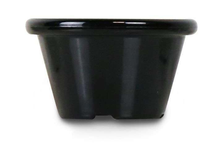 Ramequim/Ramekin - 12 unidades, 0,045L, Preto, 12 pcs. , ø60x(H)35mm