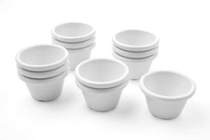 Ramequim/Ramekin - 12 unidades, 0,045L, Marfim, 12 pcs. , ø60x(H)35mm