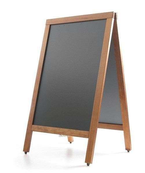 Quadro cavalete para giz, 500x450x(H)850mm