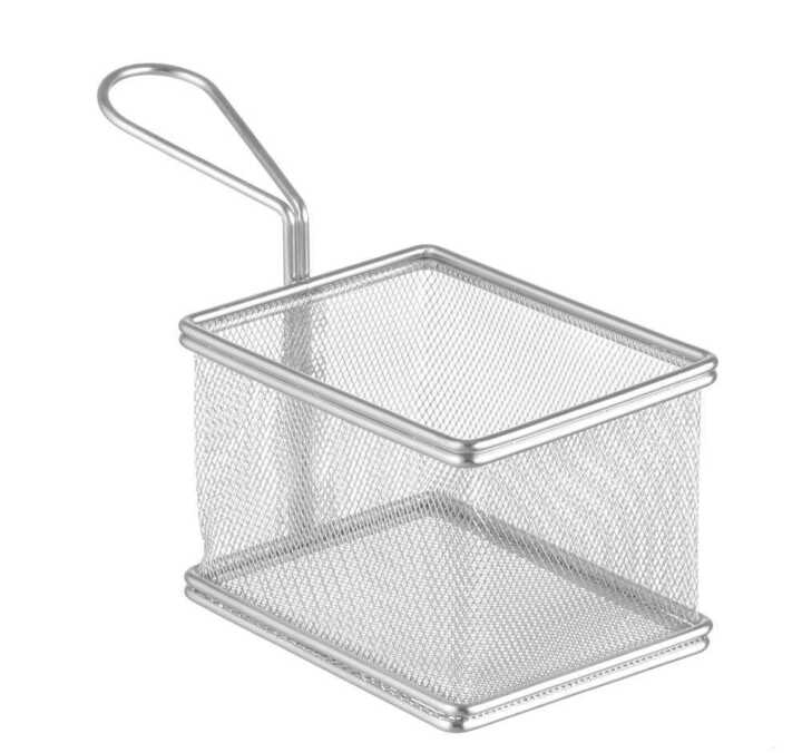 Miniaturas de cesto de fritar, 125x100x(H)85mm