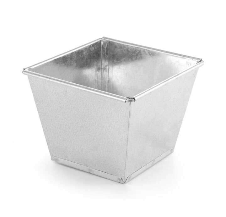 Taça retangular, 100x100x(H)80mm