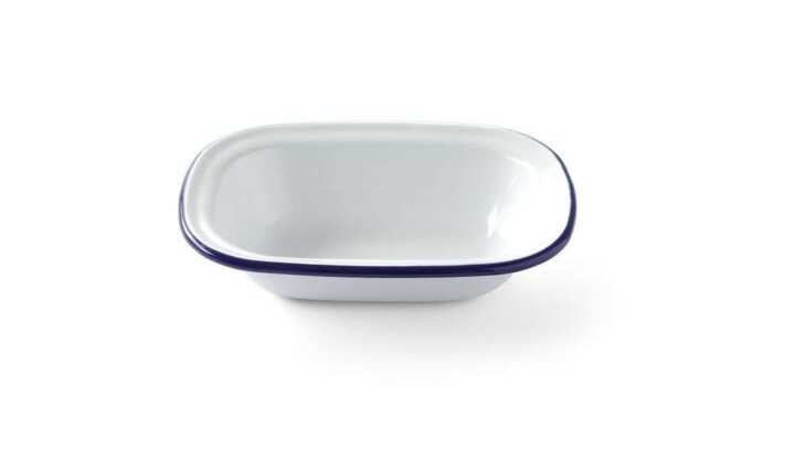 Taça retangular, 175x130mm