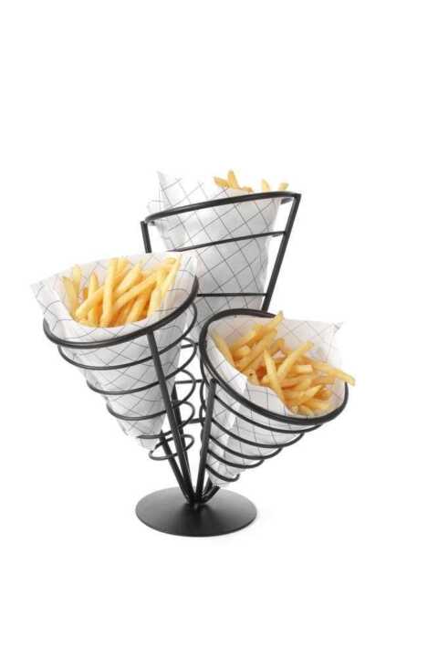 Suporte para sacos de batatas fritas, 270x270x(H)280mm
