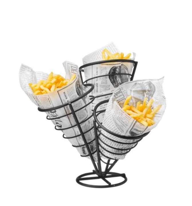Suporte para sacos de batatas fritas, 270x270x(H)280mm