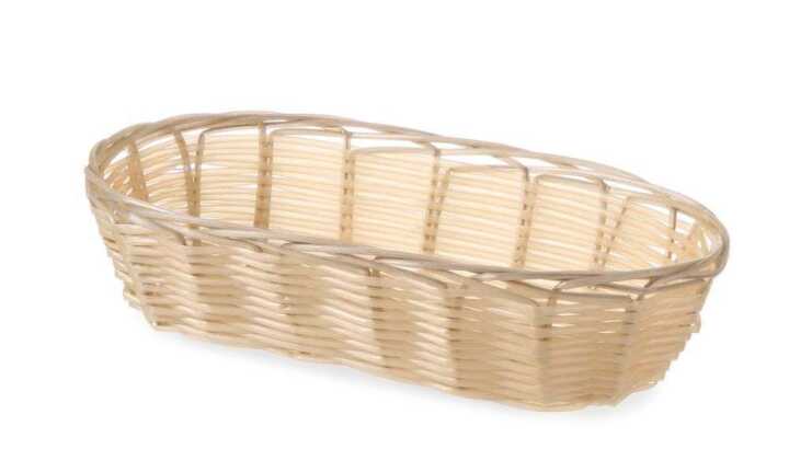 Cesto para pão – oval, 225x110x(H)60mm