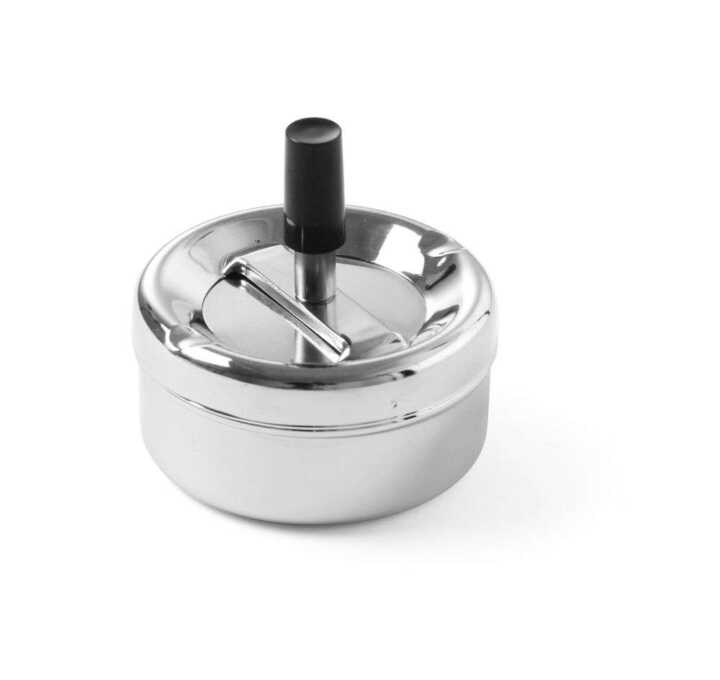 Cinzeiro com botão de pressão, ø90x(H)45mm