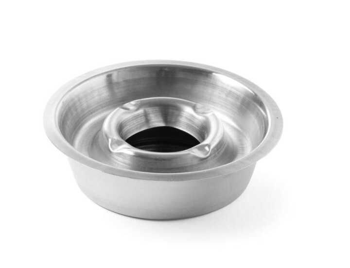 Cinzeiro com tabuleiro inferior, ø140x(H)40mm
