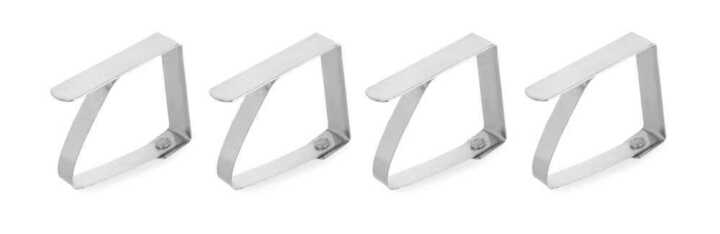 Clip para toalha de mesa - 4 unidades, 4 pcs. , 50x10x(H)40mm