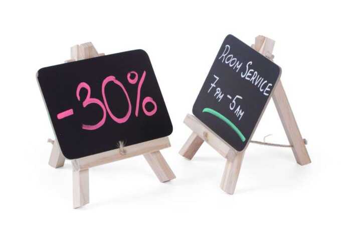 Quadro preto para mesa - 2 unidades, 2 pcs. , 148x130x(H)120mm