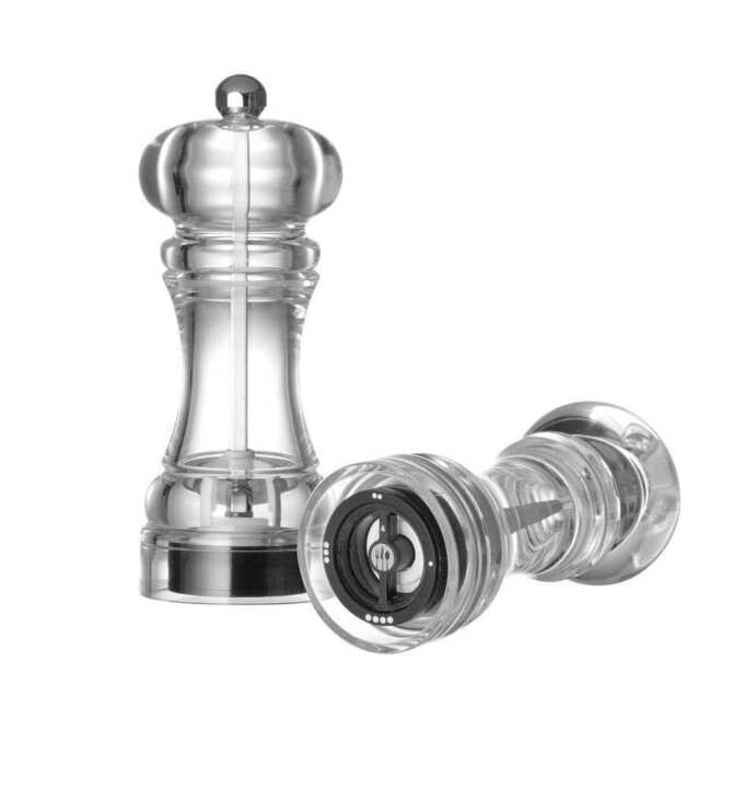 Moinhos de pimenta – transparente, moinho de pimenta, Transparente, ø58x(H)146mm