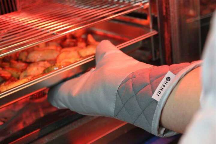 Luvas de forno, fibra de vidro - 2 unidades, 2 pcs. , (L)360mm