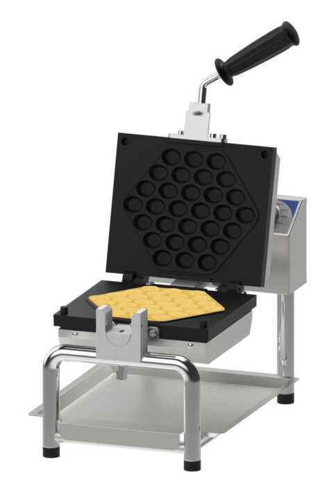 Máquina de waffles simples de abertura a 180° Bubble