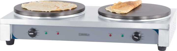Máquina de crepes dupla 40 elétrica