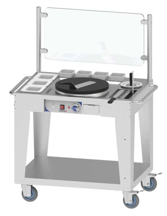 Suporte móvel para crepes