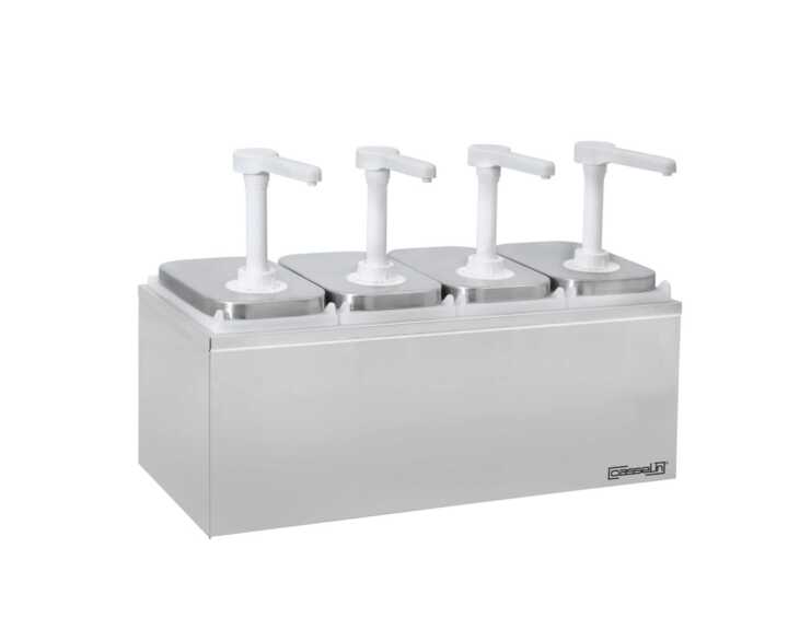 Dispensador de molho neutro 4 x 2 L