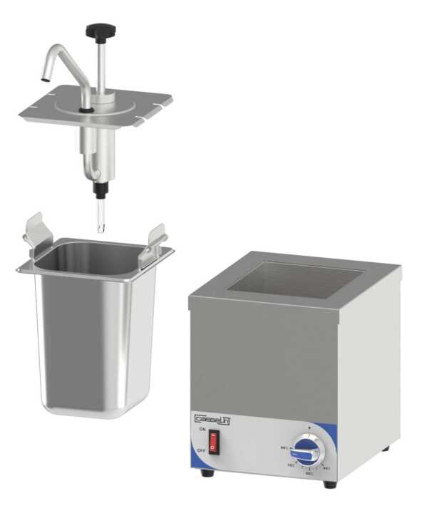 Dispensador de molho aquecido