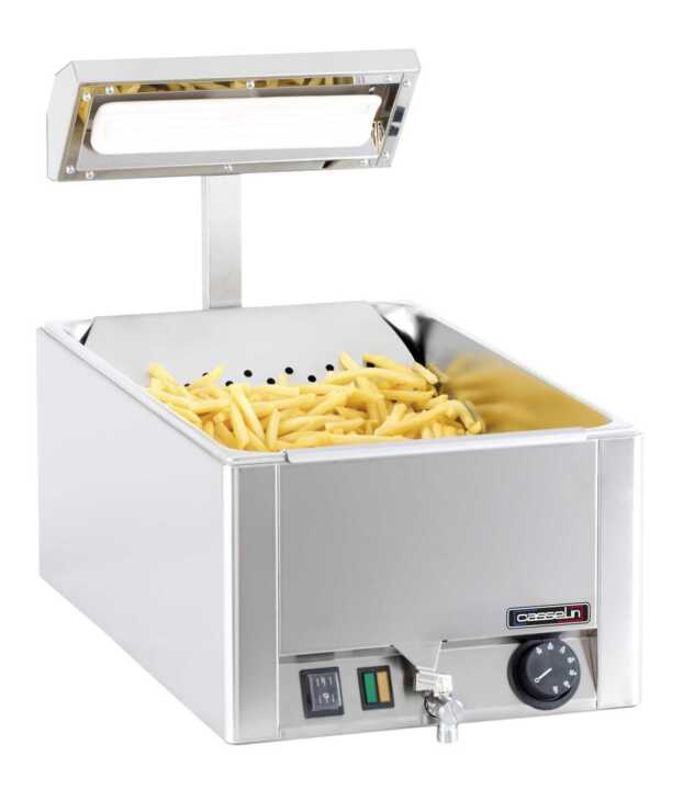 Aquecedor de alimentos fritos GN 1/1 Cerâmica