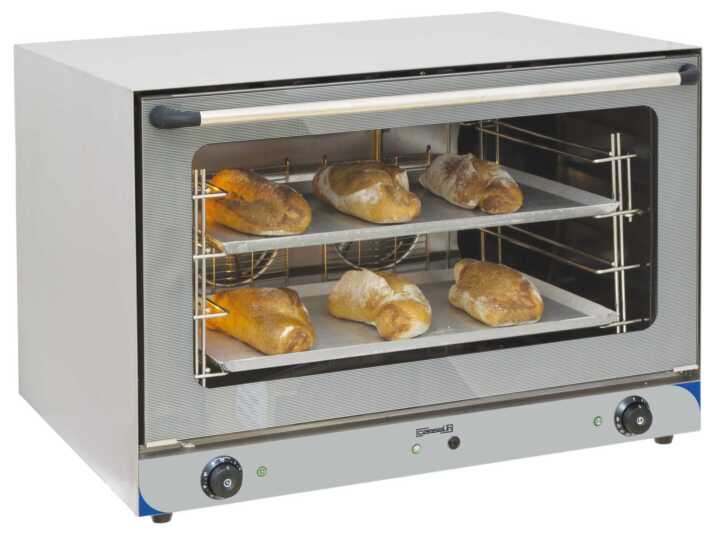 Forno de convecção de pastelaria com vapor