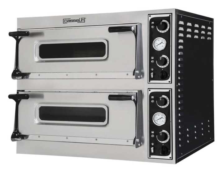 Forno de pizza elétrico 2x4 pizzas 40 cm