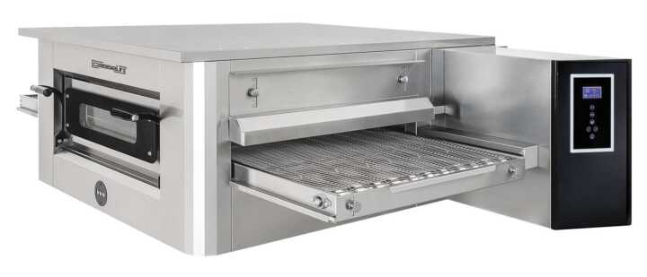 Forno de pizza com tapete 80
