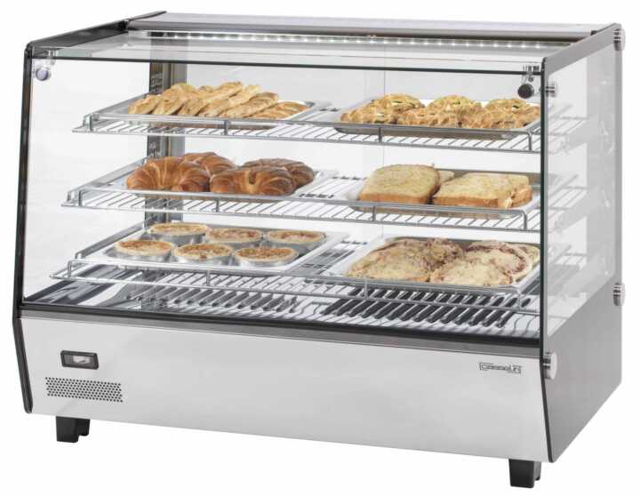 Vitrina aquecida encastrada 160 L