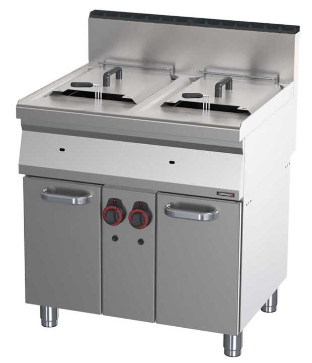 Fritadeira a gás com base 2x15 litros 80