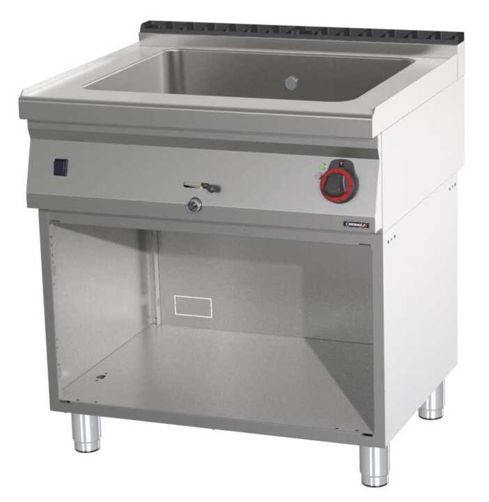 Banho-maria GN 2/1 200 mm com válvula de drenagem e base 80