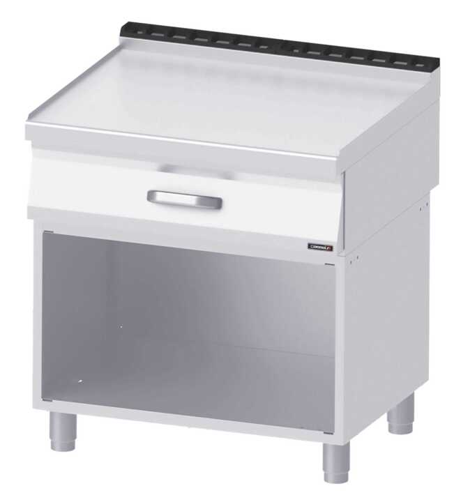 Bancada neutra 1 gaveta 80 com base