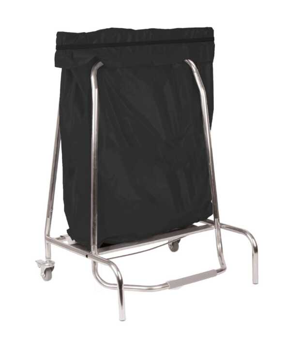 Suporte para saco do lixo em aço inoxidável 80 L