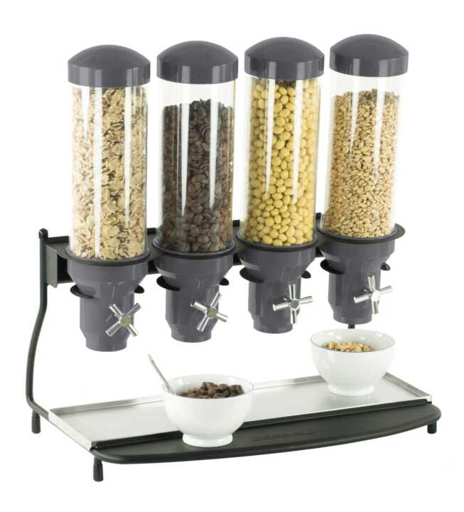 Dispensador de cereais 4 tubos