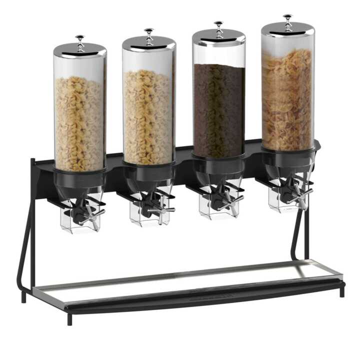Dispensador de cereais largura 4 tubos