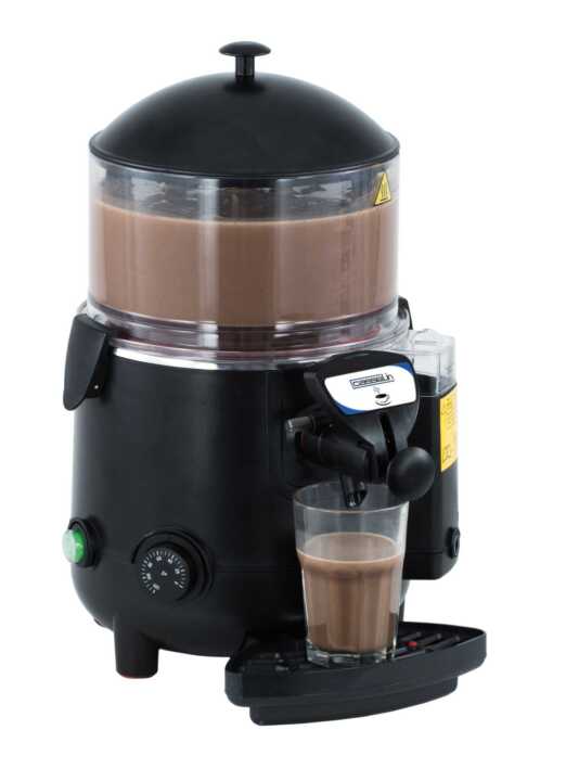 Máquina de chocolate quente 5 L preta