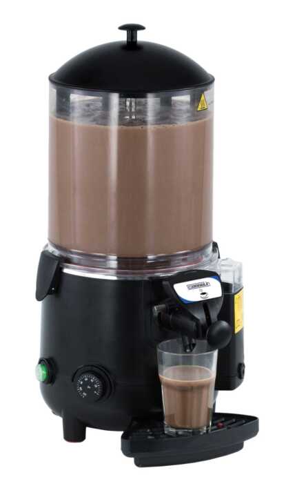 Máquina de chocolate quente 10 L preta