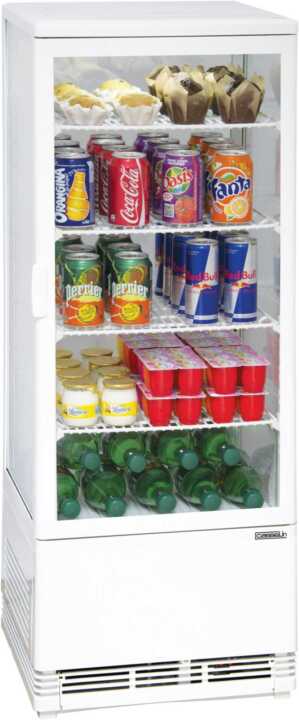 Vitrina refrigerada positiva 98 L Branca