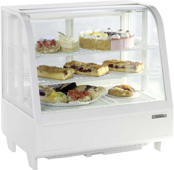 Vitrina refrigerada de bancada 100 L Branca