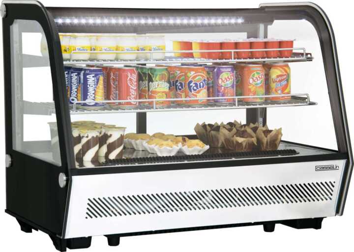 Vitrina refrigerada de bancada 160 L
