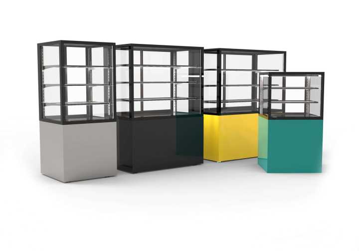 Vitrine refrigerada INTEGRA com base IN100/80-140
