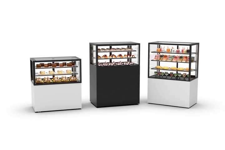 Vitrine refrigerada INTEGRA com base IN120/80-140A