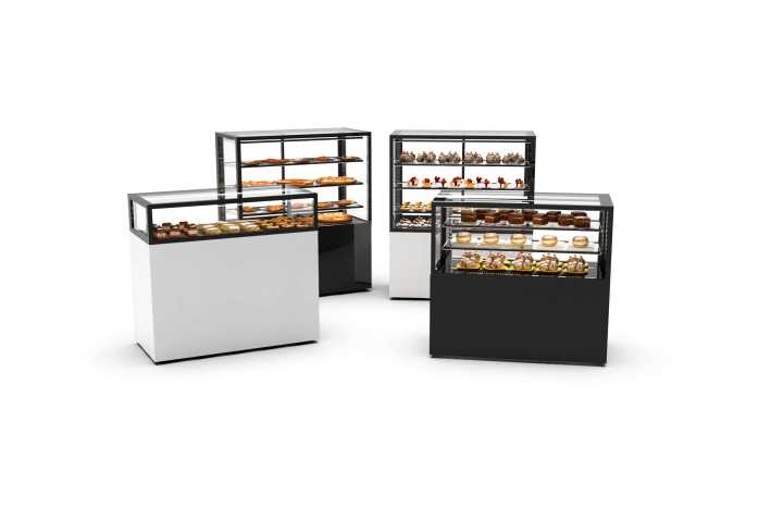 Vitrine refrigerada INTEGRA com base IN100/80-140
