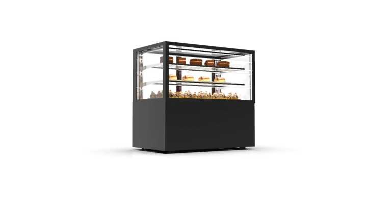 Vitrine refrigerada INTEGRA com base IN120/80-140